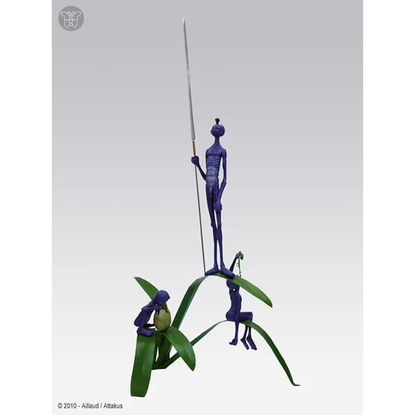 WEED TRIBE - statuette résine & métal 100 cm