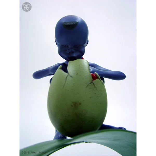 WEED TRIBE - statuette résine & métal 100 cm