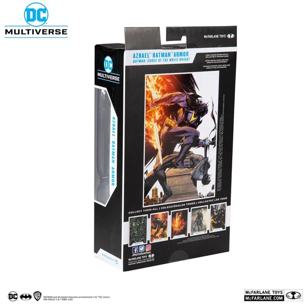 WHITE KNIGHT AZBAT FIGURINE DC MULTIVERSE McFARLANE TOYS 18 CM