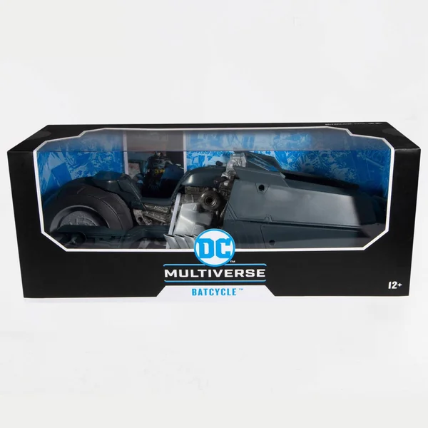 White Knight Batcycle vehicule PVC Batman DC Multiverse McFarlane Toys