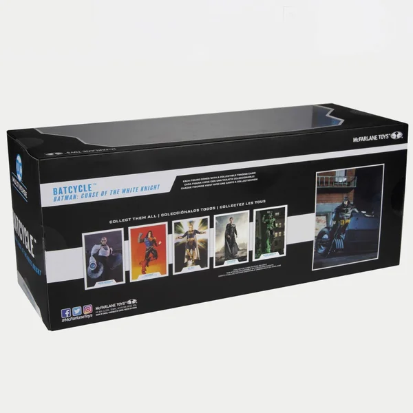 White Knight Batcycle vehicule PVC Batman DC Multiverse McFarlane Toys