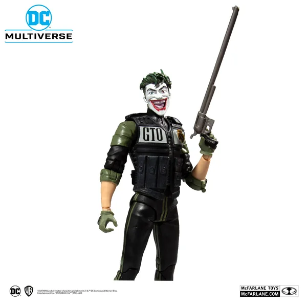 WHITE KNIGHT JOKER FIGURINE DC MULTIVERSE McFARLANE TOYS 18 CM