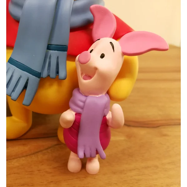 WINNIE L'OURSON: WINNIE, BOURRIQUET ET PORCINET - statuette en résine 15 cm