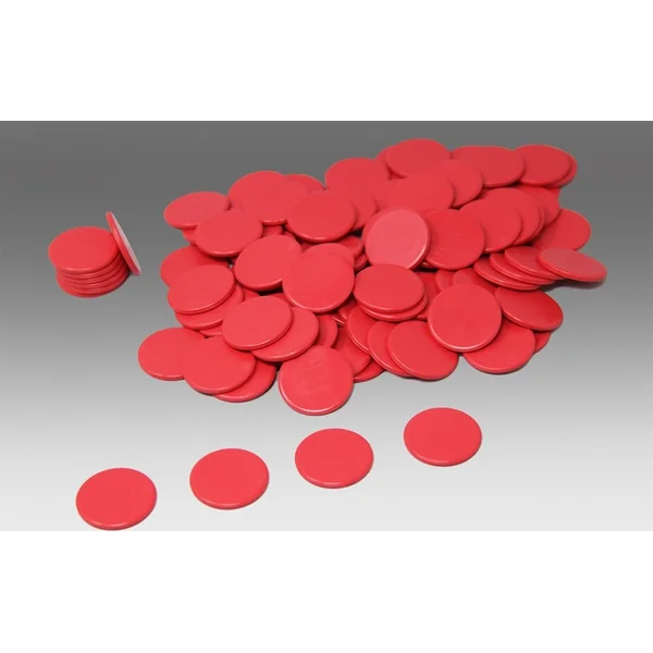 Wissner Jetons rouges 100 pcs