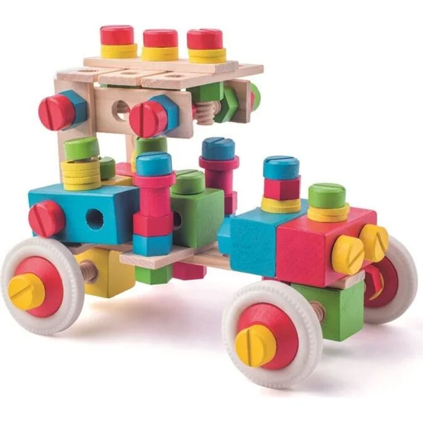 Woody Kit de construction en seau 140 pcs