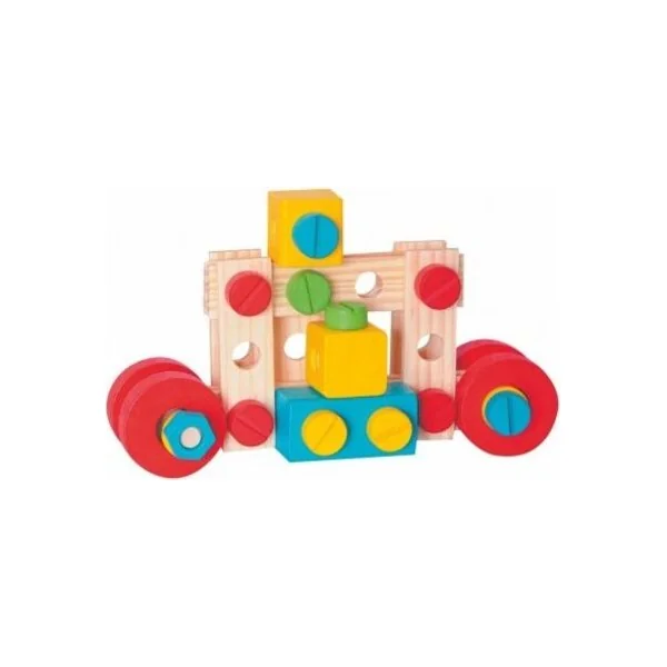 Woody Kit de construction en seau 140 pcs
