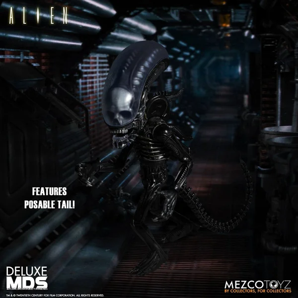 Xenomorph figurine Alien MDS Deluxe Mezco 18 cm