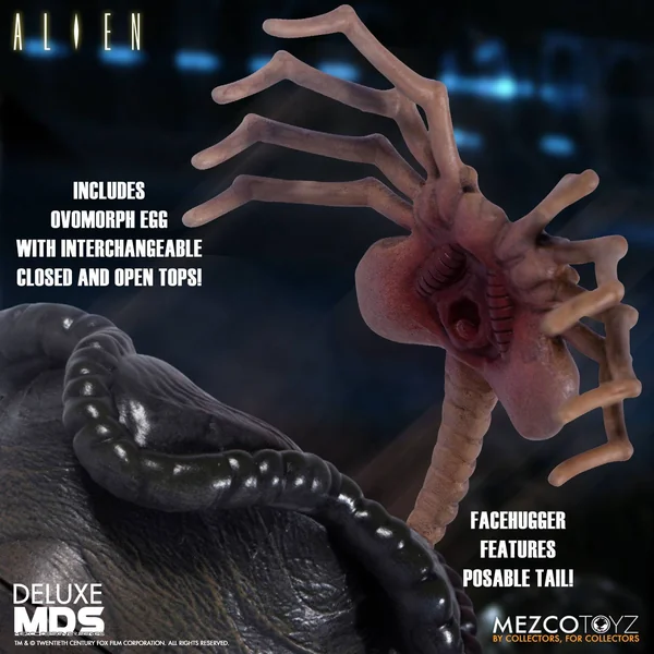 Xenomorph figurine Alien MDS Deluxe Mezco 18 cm
