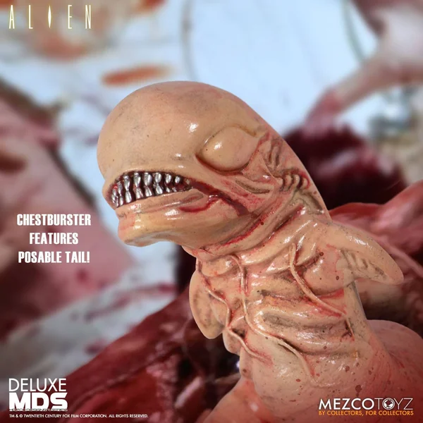 Xenomorph figurine Alien MDS Deluxe Mezco 18 cm