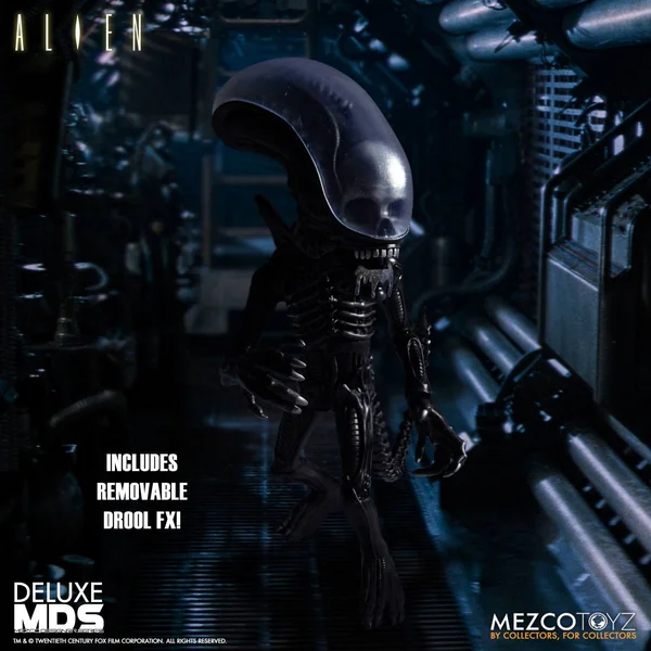 Xenomorph figurine Alien MDS Deluxe Mezco 18 cm