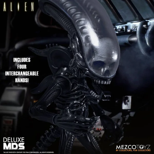 Xenomorph figurine Alien MDS Deluxe Mezco 18 cm