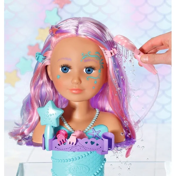 Zapf Grande sœur BABY born Tête à coiffer Sirène