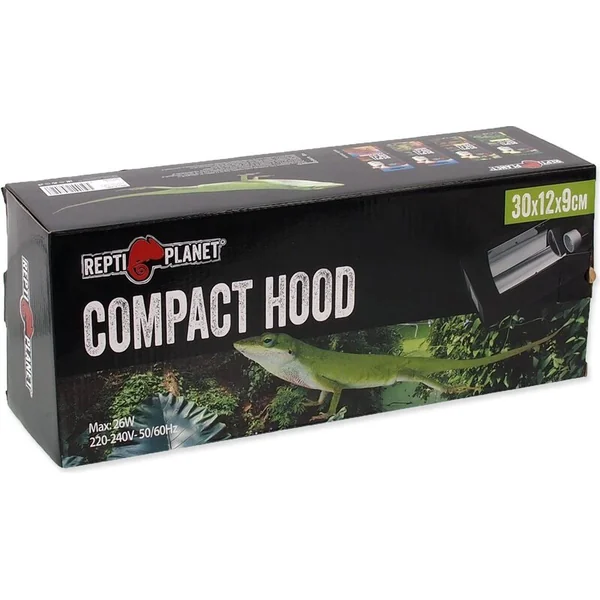 Éclairage Repti Planet Compact Hood 30x12x9cm